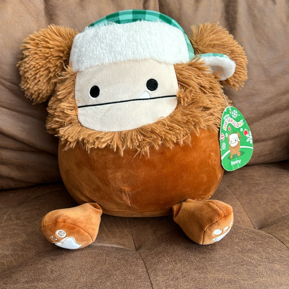 Squishmallows Original 10-Inch Benny The Bigfoot